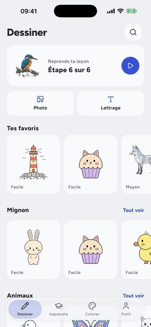 Plus de 390 images, chacune avec son niveau